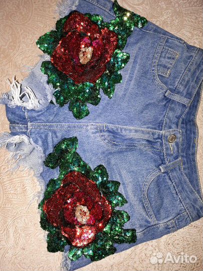 Шорты джинсовые