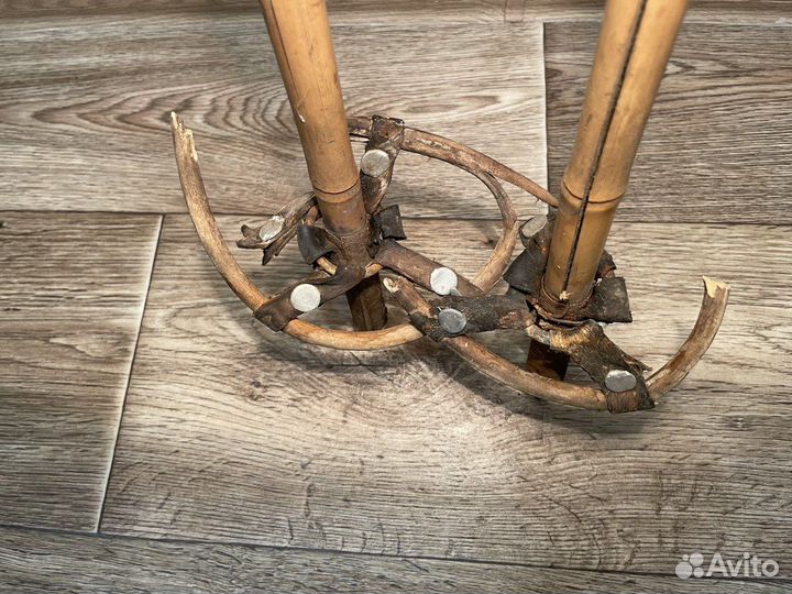 Лыжные палки бамбук антиквариат