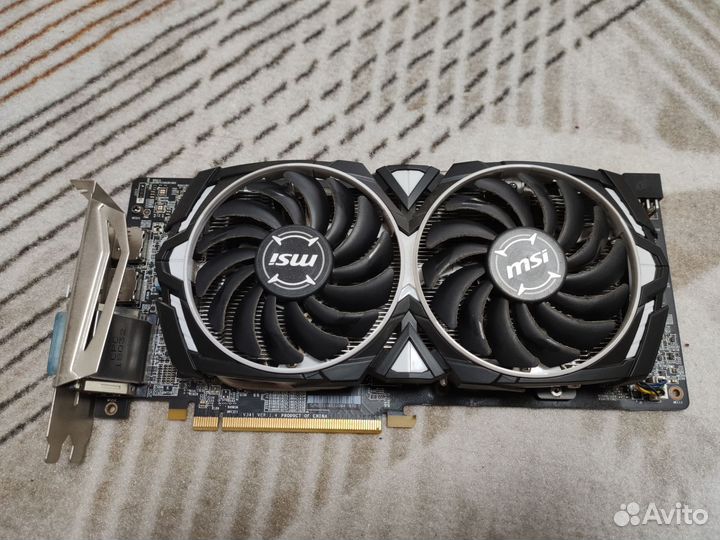 Видеокарта MSI rx 580 8gb armor