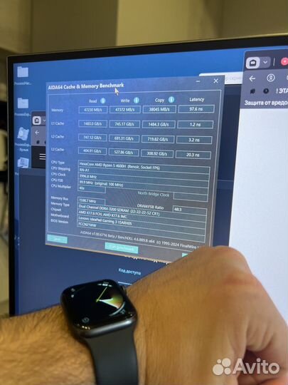 1 на 16gb 3200 mhz Kingston Fury Impact