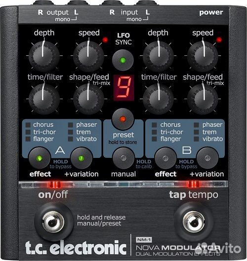 Новый проц эффектов TC Electronic Nova Modulator