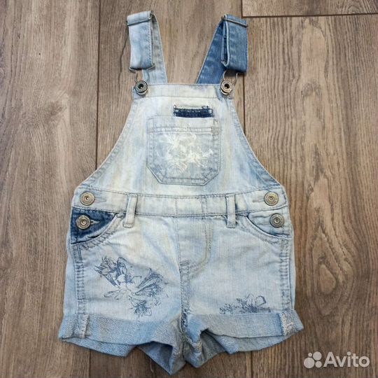Джинсовый комбинезон для девочки