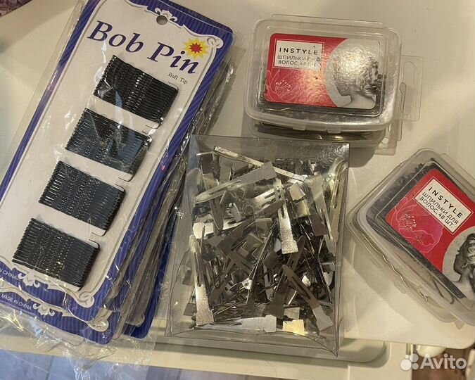 Шпильки, невидимки, зажимы