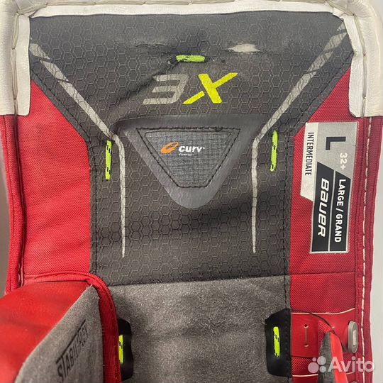 Щитки вратарские хоккейные уровень bauer 3X, PRO