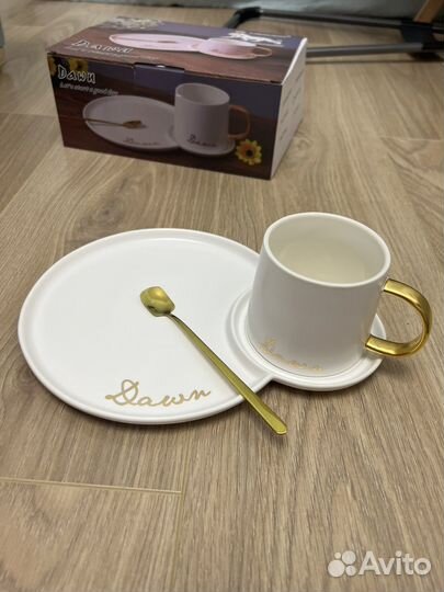Фарфоровая чайная пара/ подарочный набор