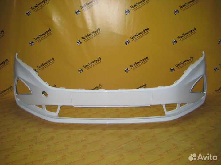 Бампер Передний Volkswagen Polo 2020- цвет Белый