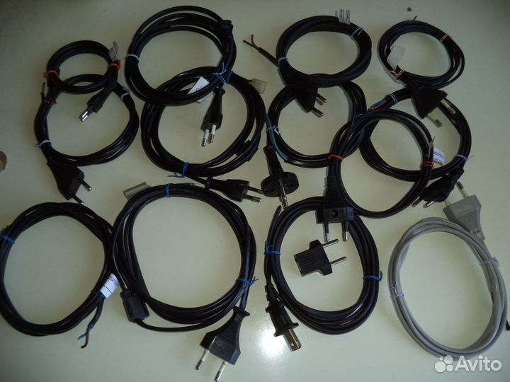 Провода с вилками 1.5-2 метра