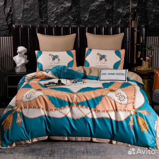 Постельное белье, 2 спальное, 4 наволочки