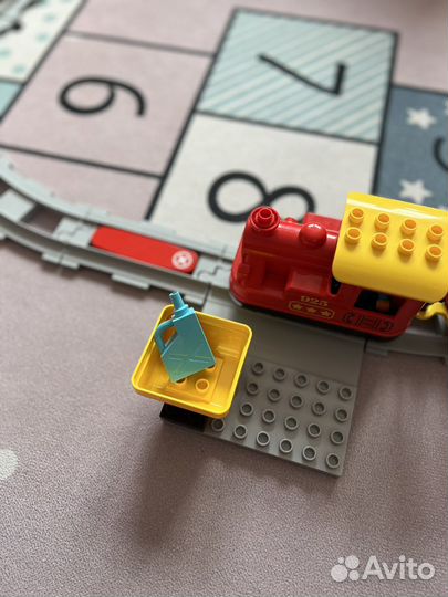 Lego duplo поезд на паровой тяге 10874