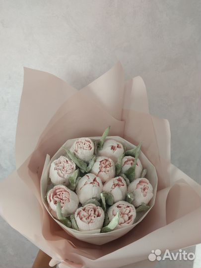 Букет тюльпаны из зефира