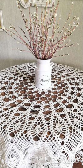 Скатерть вязаная