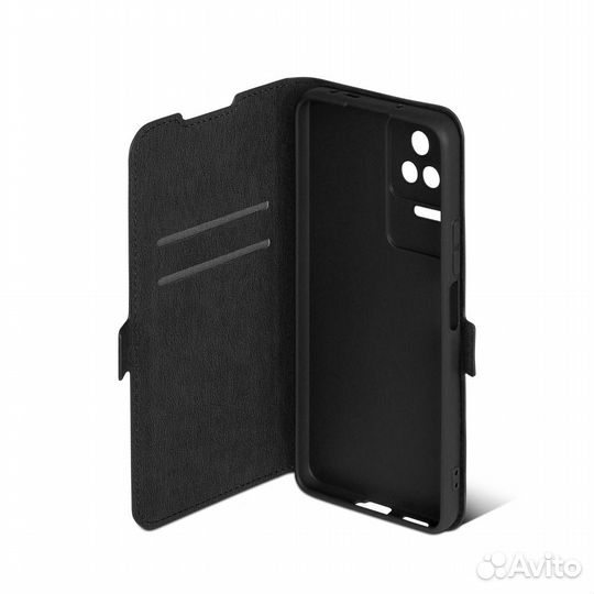 Чехол с флипом для Poco F4 (5G) DF (black)