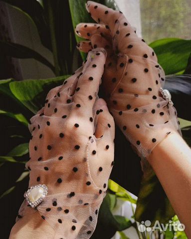 Перчатки из фатина