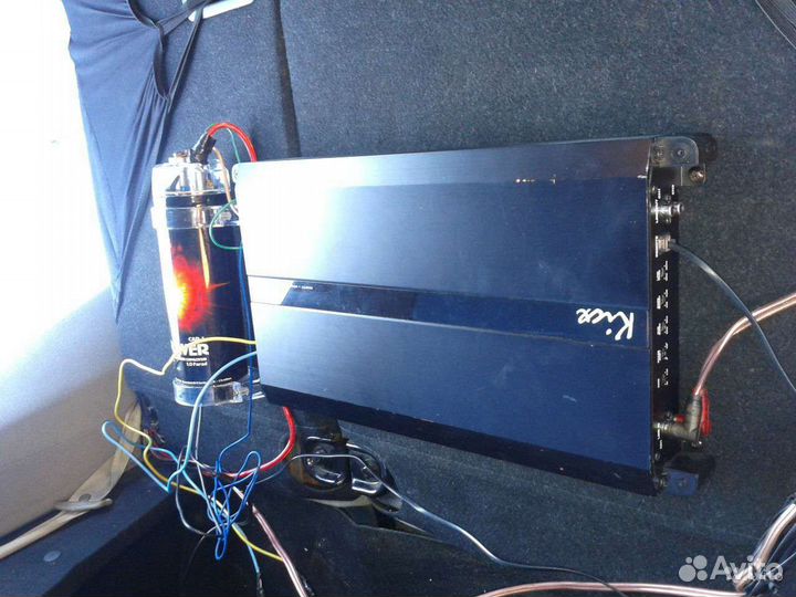 Сабвуфер, усилитель, накопитель