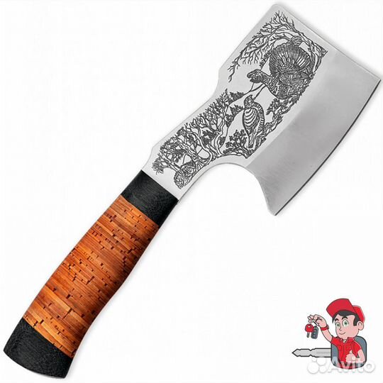 Лазерная гравировка на топорах