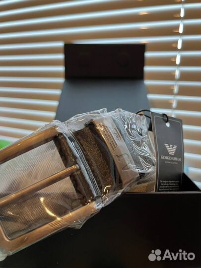 Мужской кожаный ремень