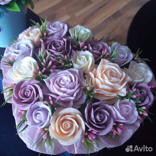 Мыло ручной работы букеты
