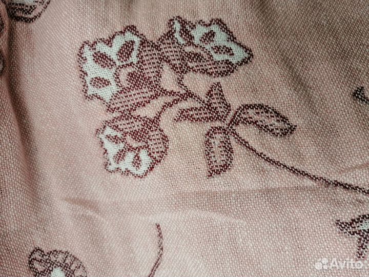 Розовый муслиновый плед 150 на 200