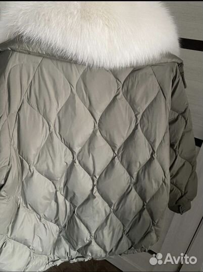 Парка с натуральным мехом