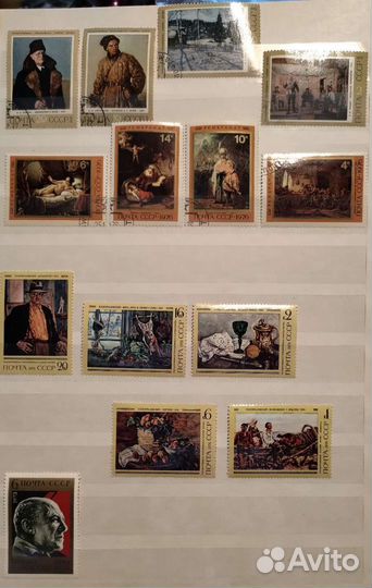 Марки Искусство, СССР и зарубежные