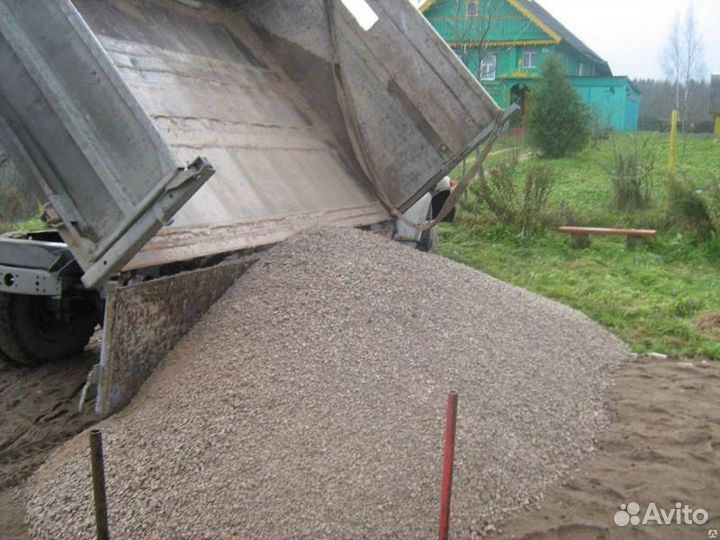 Песок, суглинок, щебень, отсев, грузоперевозки
