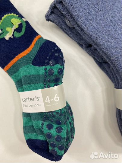 Носки детские новые carters 4-6 6-8 лет