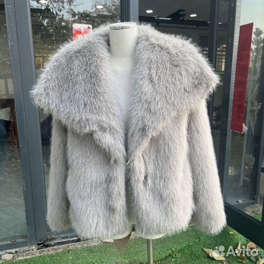 Шуба из эко меха