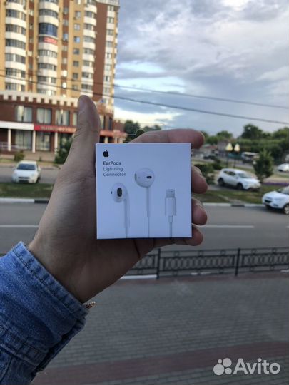 Наушники Apple EarPods lightning. Оригинал
