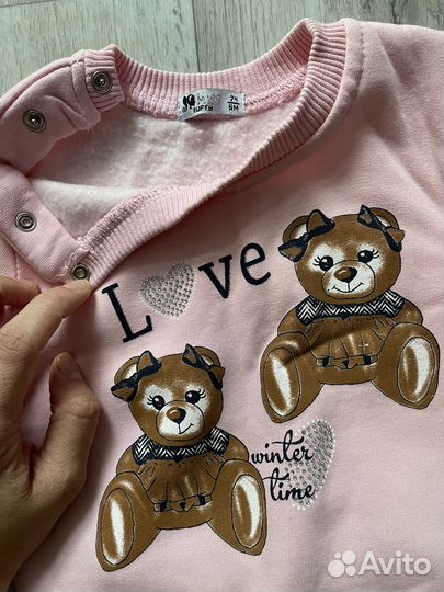 Костюм для девочки теплый