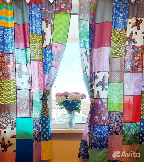Шторы пэчворк