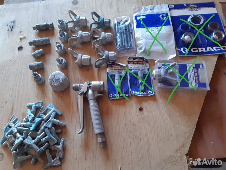 Ремкомплект на покрасочный аппарат graco x10