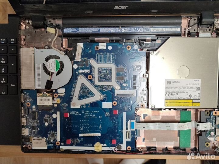 Ноутбук, материнская плата Acer e5 521g 66uq