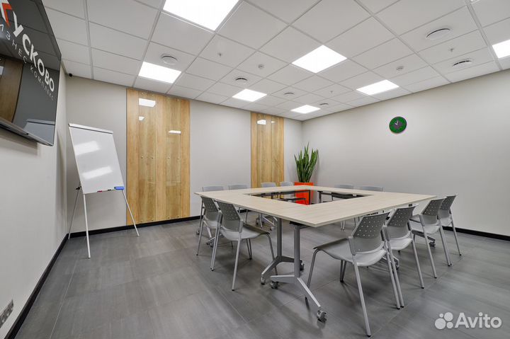 Почасовая аренда офиса/переговорной до 20 мест