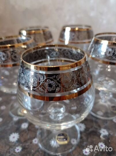 Бокалы Bohemia Grustal (под коньяк)