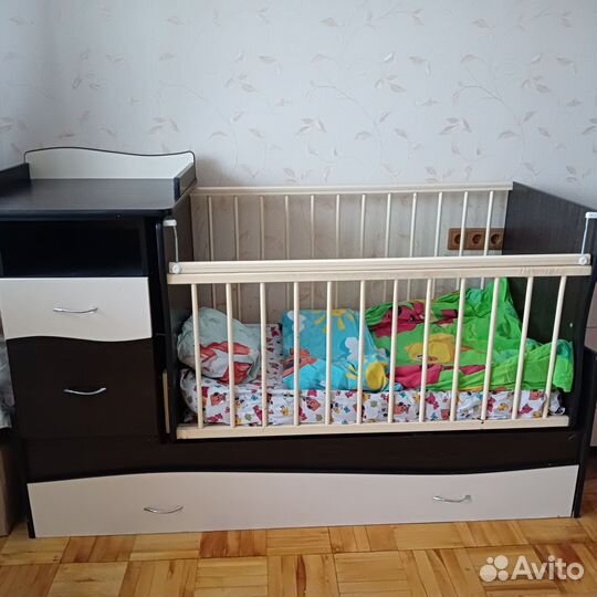 Детская кроватка-трансформер Островок уюта