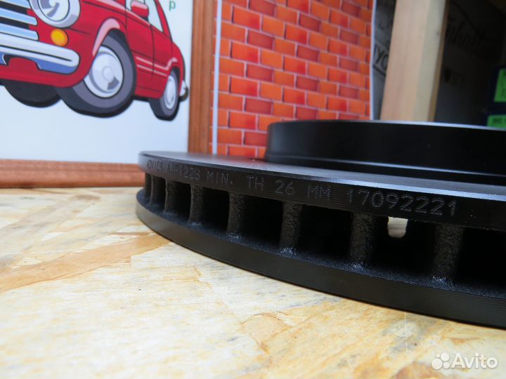 Диск передний Advics Lexus IS250 A6F122B