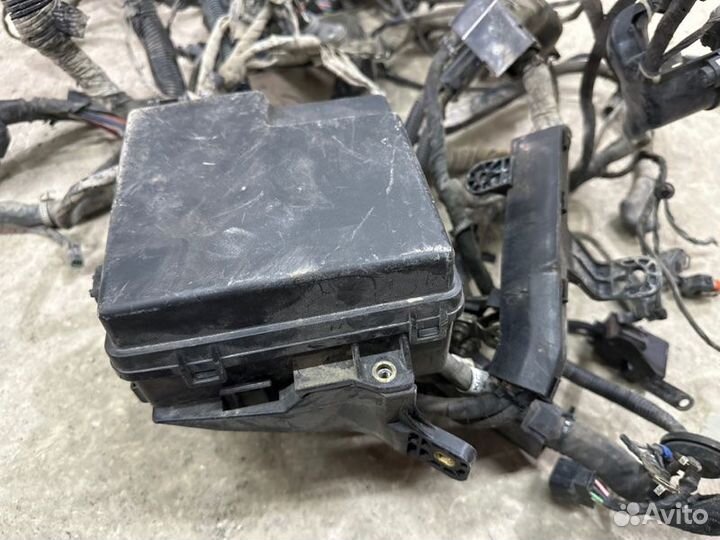 Проводка моторного отсека с блоком предохранителей