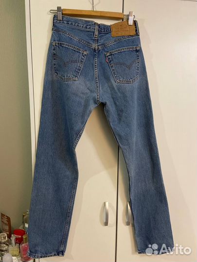 Женские джинсы levis 501 винтаж, l29, w32