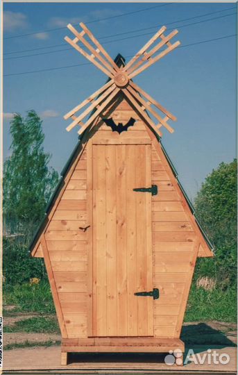 Дачный туалет с кошкой XWK