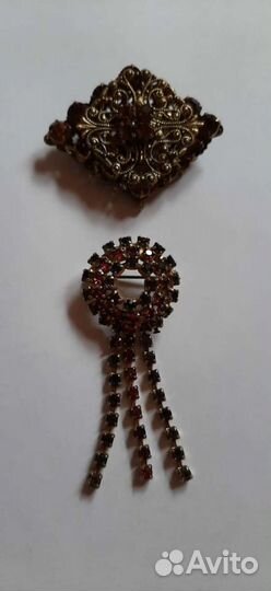 Сувенир, СССР, Винтаж,Брошь чешская