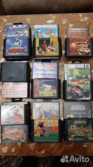 Полноплатные картриджи Sega