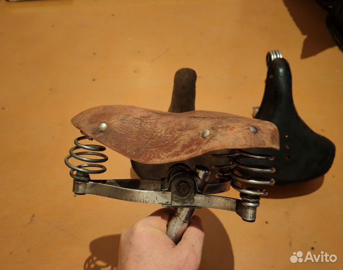 Седло ретро велосипеда, СССР