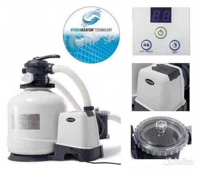 26644 Песчаный фильтр-насос intex 5.7куб в час NEW