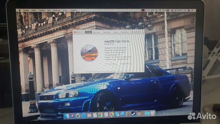 Macbook pro 15 2011 i7 10 гб