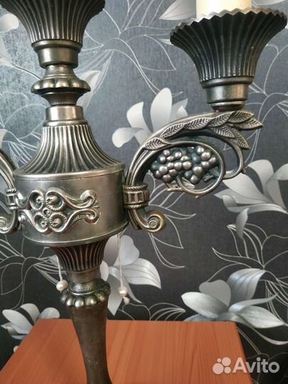 Винтажный подсвечник-светильник