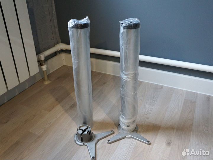 Ножка мебельная 60 х 460 мм с регулировкой, 2 шт