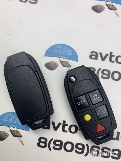 Корпус ключа Вольво (Volvo S60 S80 V70 XC90)