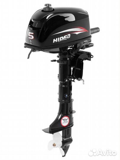 Двухтактный лодочный мотор Hidea HD5FHS 5 л.с