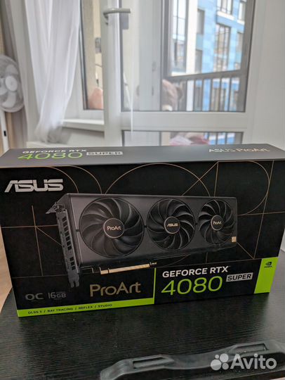 Видеокарта asus GeForce RTX 4080 super ProArt OC