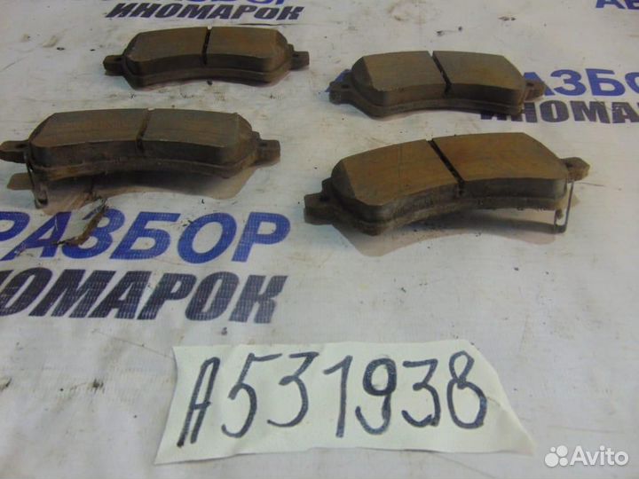 Колодки тормозные передние к-кт для Toyota Corolla